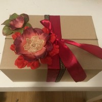 Poklon dekorativna kutija jesenje ruže